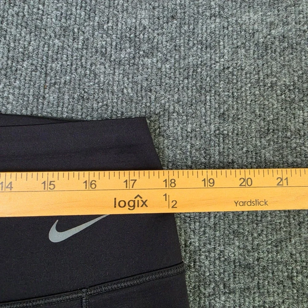 Nike Go Firm Support High Waisted Leggings Women's XXL Black Dri-FIT Cropped